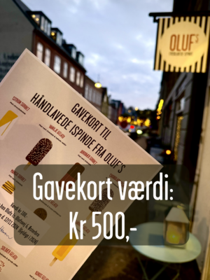 Gavekort - Værdi kr 500